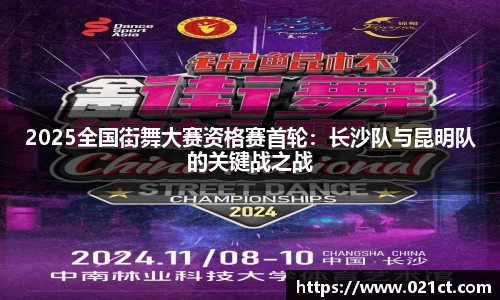 2025全国街舞大赛资格赛首轮：长沙队与昆明队的关键战之战
